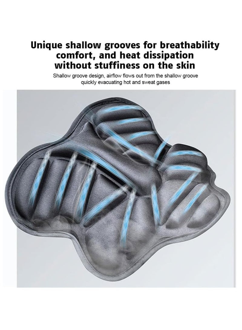 SOLARAE وسادة مقعد دراجة نارية ثلاثية الأبعاد، وسادة هوائية للدراجة النارية من الفوم القابل للتنفس، وسادة مقعد ممتصة للصدمات بتصميم خلية نحل ثلاثية الأبعاد، وسادة تخفيف الضغط بتبريد هوائي، غطاء مقعد دراجة نارية مضاد للانزلاق، جلوس أمامي - Image 2
