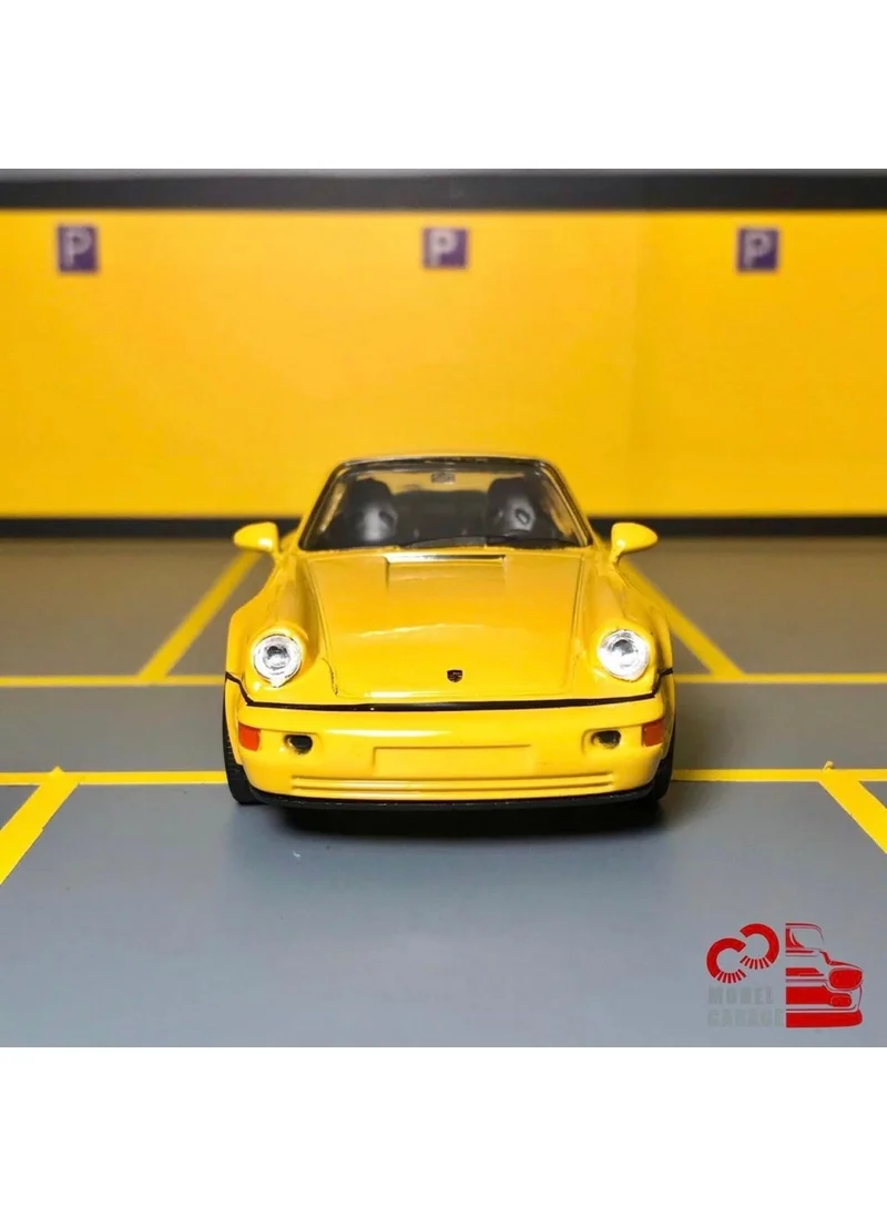 توبروك ستور Porsche 911 Turbo 1/36 Scale *c&c Model Garage* Pull Drop Diecast Metal Model Toy Car