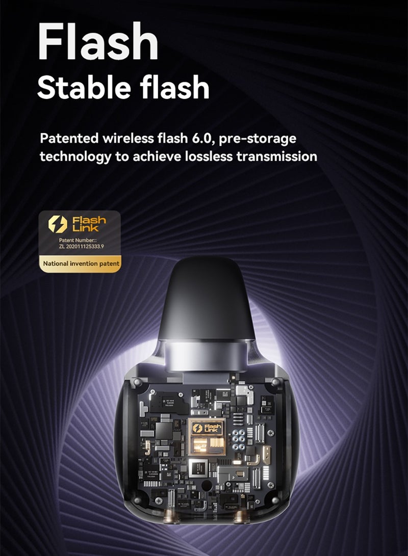 sanag S3 ANC Wireless Earbuds, 400mah Battery Elegant Open Ear Design Bluetooth Headphones, Anti Splash IPX4 Waterproof Sweat Proof  Earphones With Up To 10m Connection Range, (Black) - Image 3