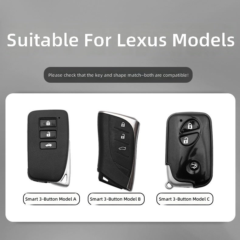 ليكساس غطاء مفتاح لكزس ES200 لسيارات LS/UX/NX/RZ/GX/is، TX/LX/CT200H - تصميم جلدي فاخر - Image 2