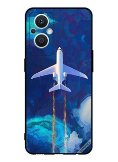 Covernex Protective Case Cover For Oppo Reno 7 Lite Airplane Art  - Image 1
