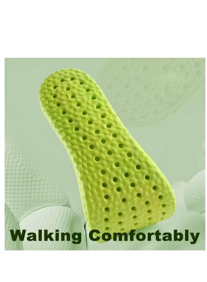 2 Pairs Shoe Insoles, Memory Foam Insoles Providing Great Shock Absorption and Cushioning for Feet Relief, Super Soft Shoe Insoles Men Women, Best Replacement Shoe Inserts (UK 7-9) - Image 2