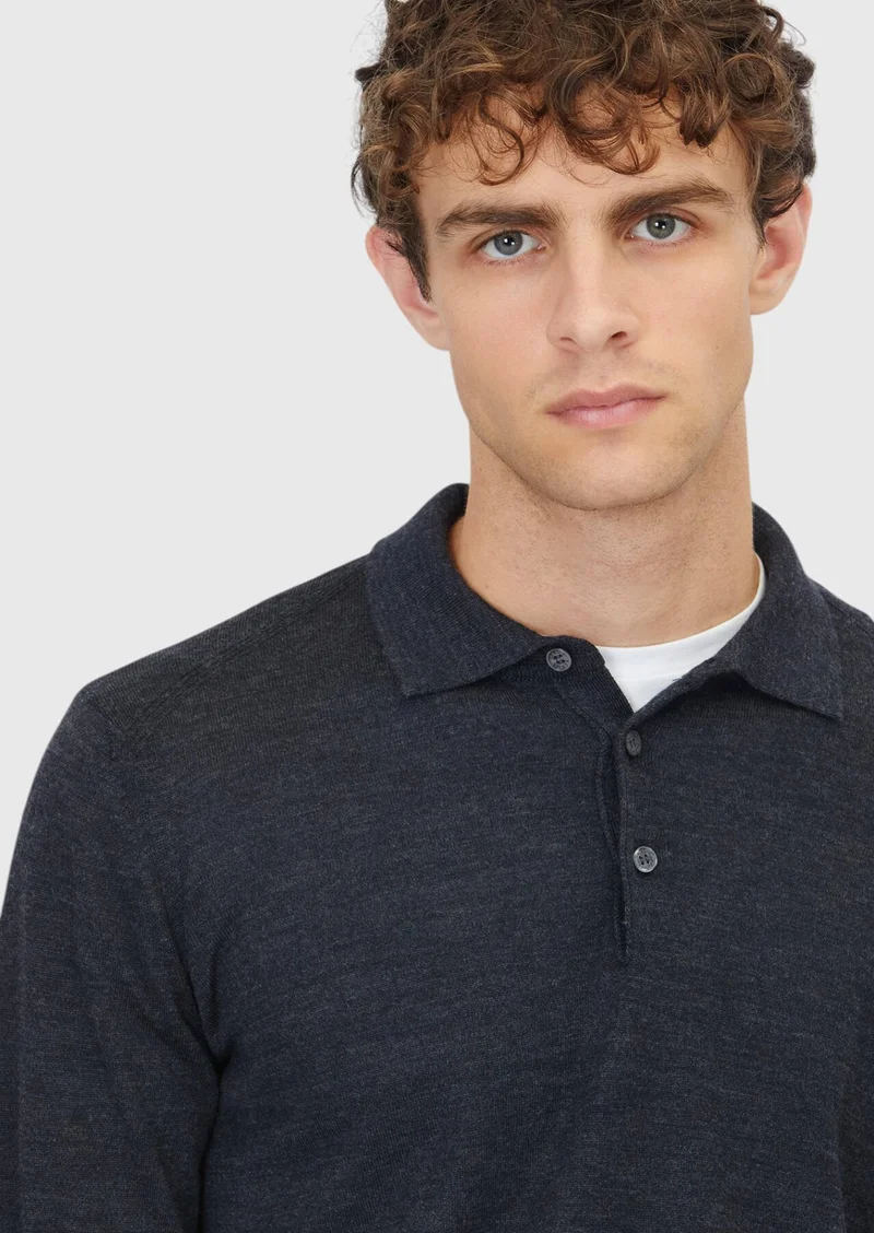 RAMSEY Hard Coal Knitwear Sweatshirt