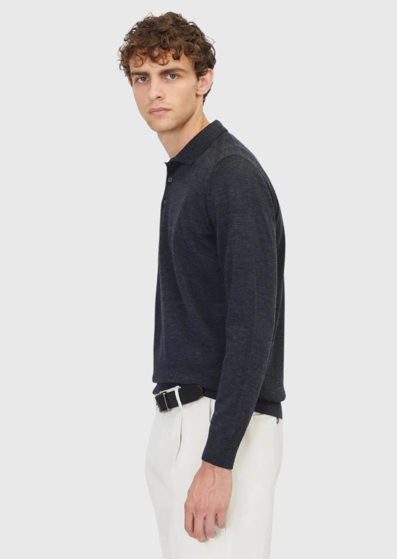 RAMSEY Hard Coal Knitwear Sweatshirt