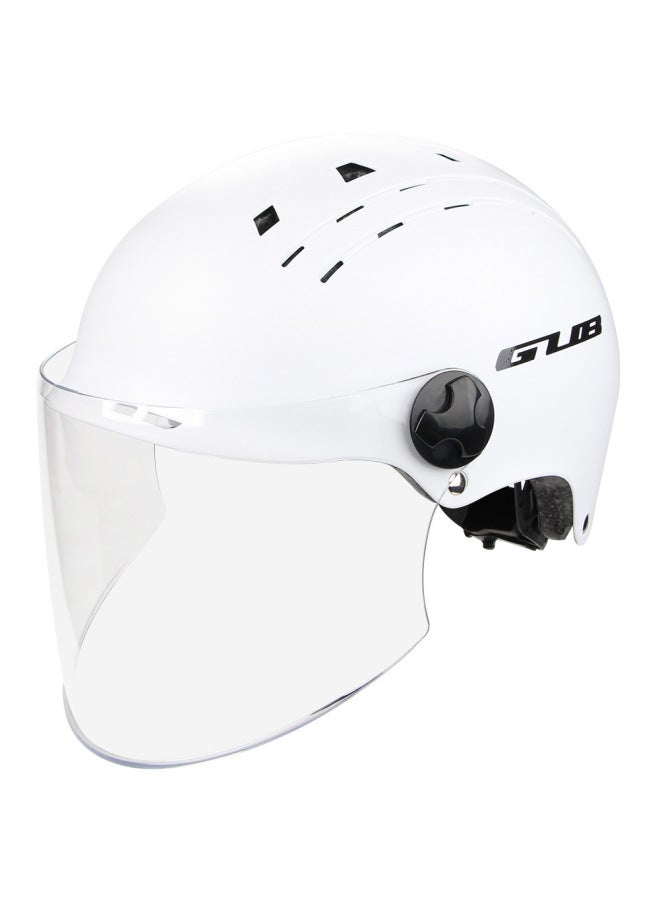 White Gub Ts-8 Motorcycle Protector Harley Helmet Summer Helmet Riding Helmet Men's And Women's Electric Car Battery Car Helmet