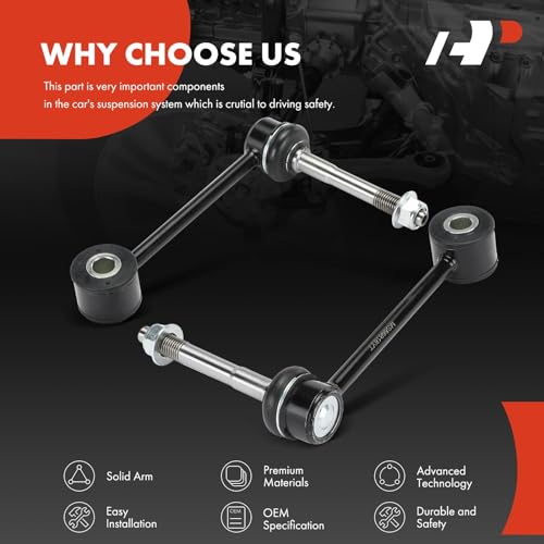 A-Premium 2 x Front Sway Bar Links Stabilizer Bar Links, Compatible with Lexus LS430 2001 2002 2003 2004 2005 2006 - Image 5