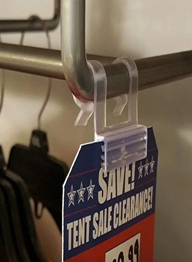 Clip Strip Grip-Tite Wire Display Flush Sign Holder, EG-10-200 Pack - Image 5