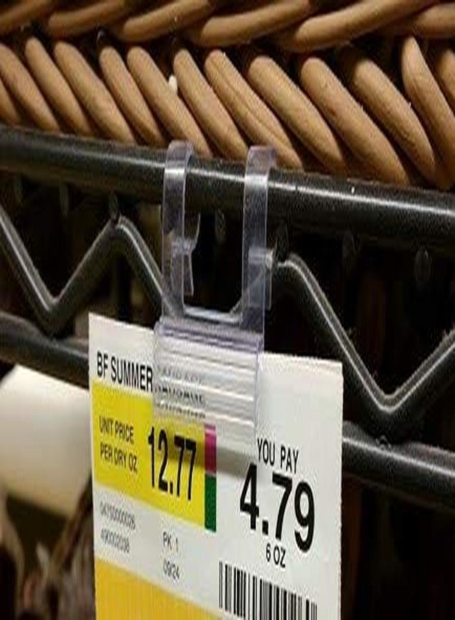 Clip Strip Grip-Tite Wire Display Flush Sign Holder, EG-10-200 Pack - Image 3