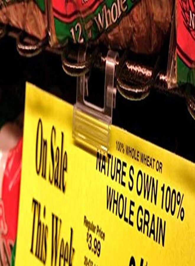 Clip Strip Grip-Tite Wire Display Flush Sign Holder, EG-10-200 Pack - Image 2