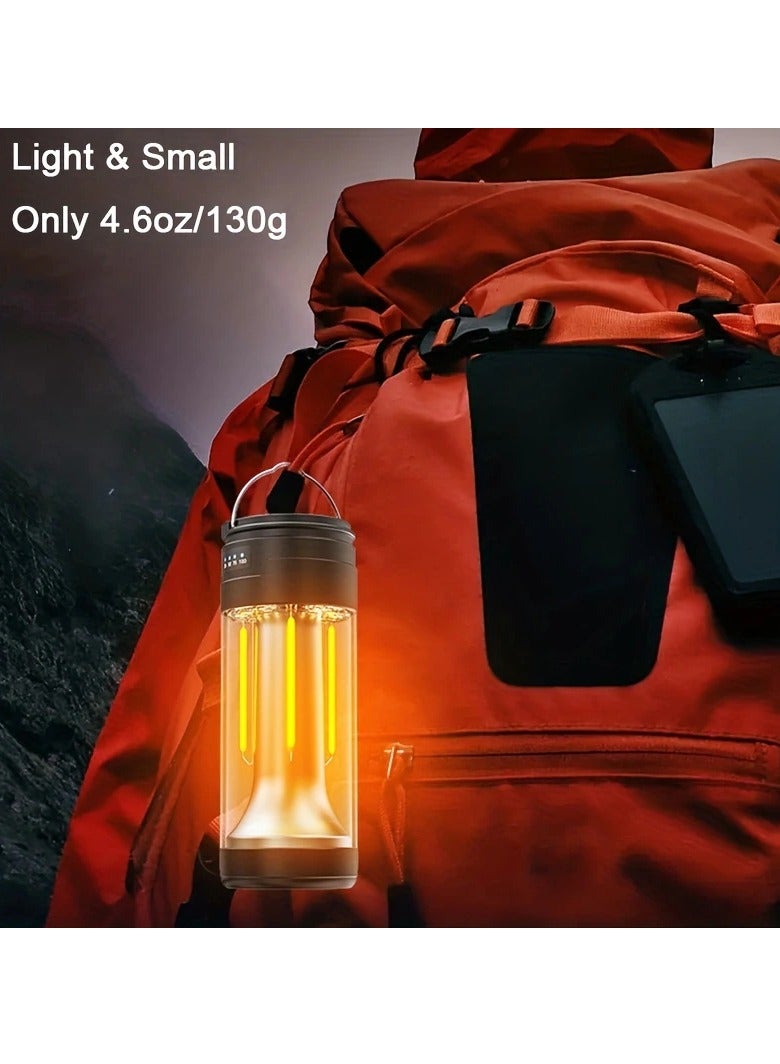 LED Camping Lantern Mini With Power Bank Tent Lights USB Rechargeable For Outdoor Camping Hiking Fishing Magnetic Fashlight - Image 4