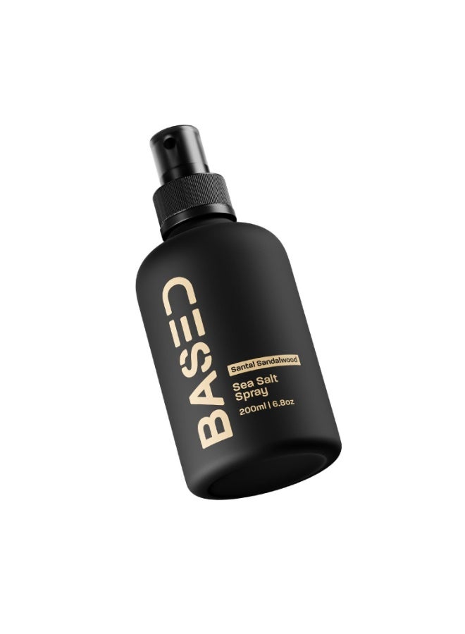 BASED BODYWORKS Sea Salt Spray, Natural Finish Sea Salt Spray for Hair, Gives Volume and Texture, Enriched with Seaweed and Vitamin B5, Lightweight and Non-Greasy, Paraben Free - Image 1