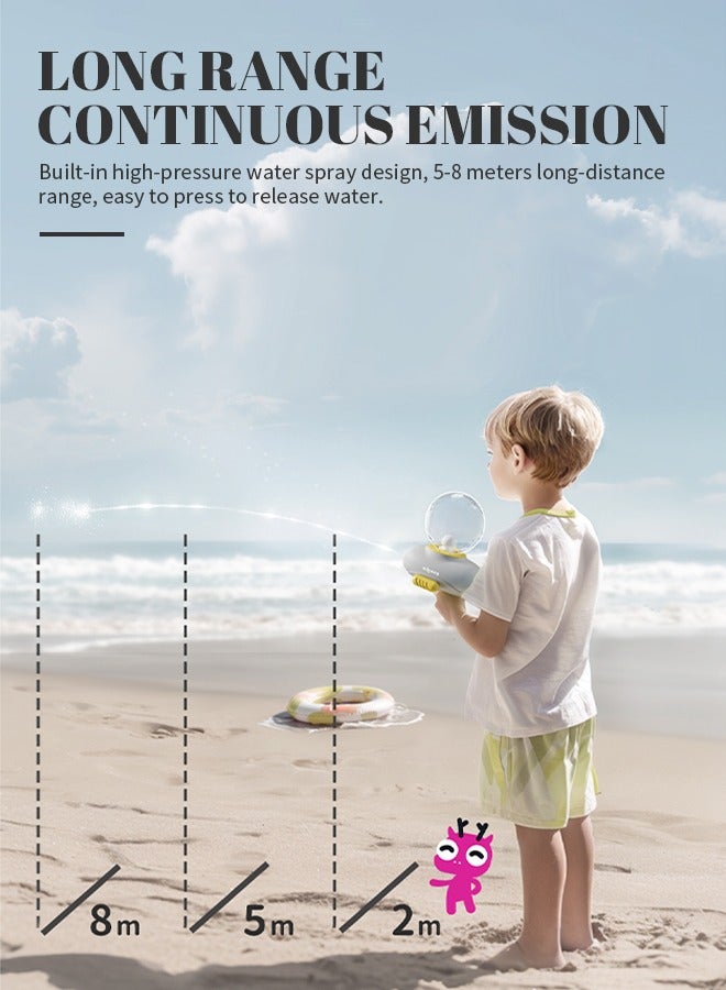 Reusable Water Gun for Toddlers，Water Gun with Large Capacity，，Children's Water Gun Toys ，High Pressure Water Blaste，for Beach, Yard, Outdoor/350ml  - Image 3