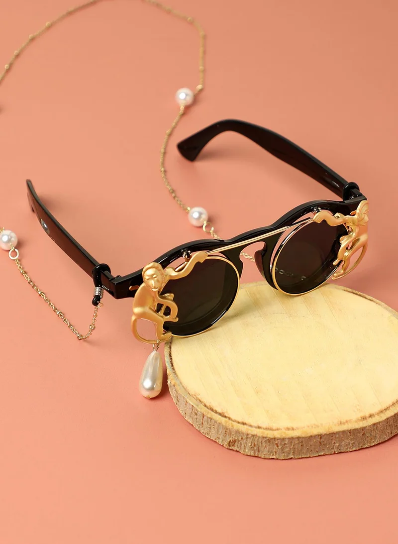 SOHI Bedazzled Artificial Sunglass Jewellery