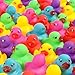 Maliweg 378Pack Mini Rubber Ducks Set Mini Colorful Rubber Duckies Bath Toy for ChildFloat Squeak Tiny Ducks Pool Toy Set for Kids Party FavorsBirthday Party SuppliesPrize Rewards - Image 2