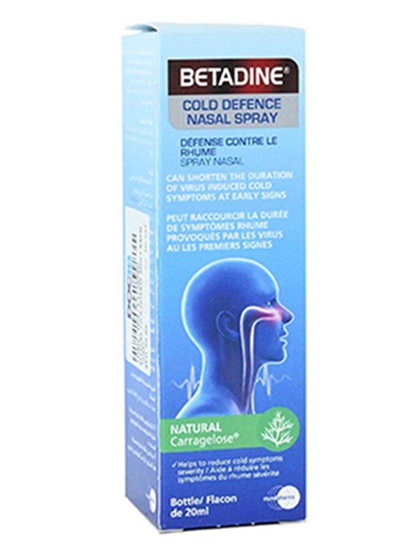 BETADINE Cold Defense Adult Nasal Spray 