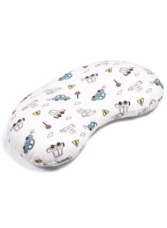 BYRIVER Kids Pillow For Sleeping 12X22 Toddler Pillow With Pillowcase Soft Hypoallergenic Shell Small Youth Boys Girls Pillow Ideal For Toddler Cot Bed Preschool Age 38 (Little Car) - Image 3