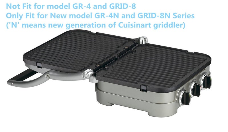 UsKitchen Reversible Grill/Griddle Plate for Cuisinart Griddler GR-4N 5-in-1 - Image 5