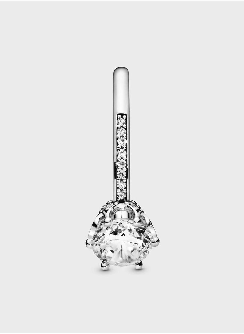 PANDORA Clear Sparkling Crown Solitaire Ring - Image 3