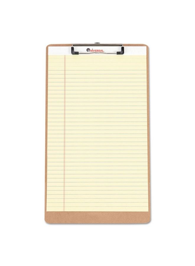 UNIVERSAL 05563 Hardboard Clipboard 1 2Inch Capacity Holds 8 1 2W X 14H Brown 3 Pack - Image 4