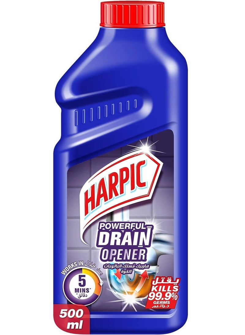 Harpic Powerful Drain Opener Cleaning Gel 500 ML - Image 1