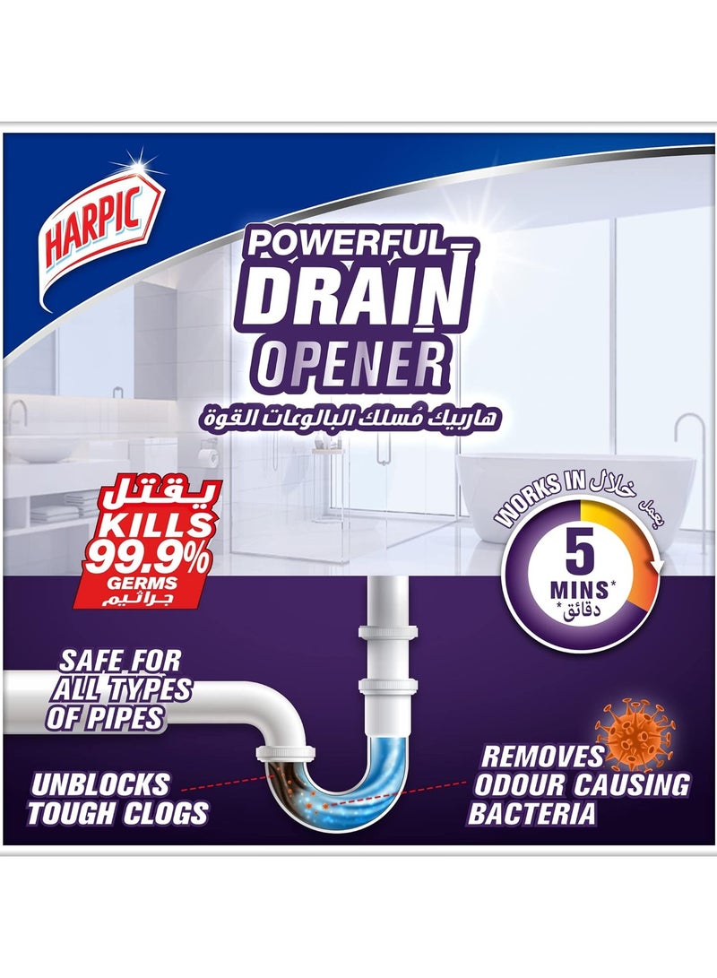 Harpic Powerful Drain Opener Cleaning Gel 500 ML - Image 3