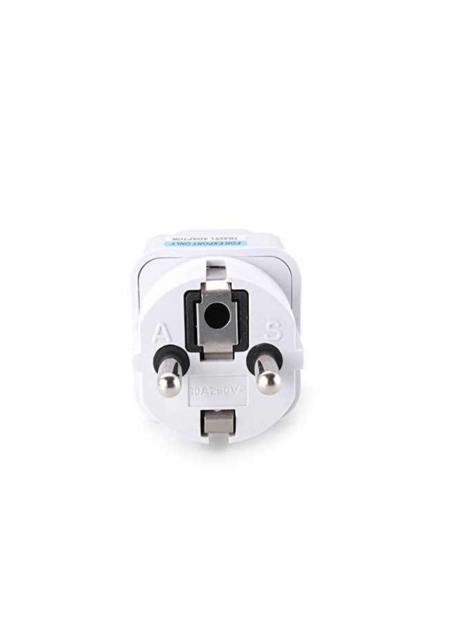 BreeJooy Type E/F 2-Pin Grounded Plug Adapter (EU plug 3 Pieces)  - Image 5
