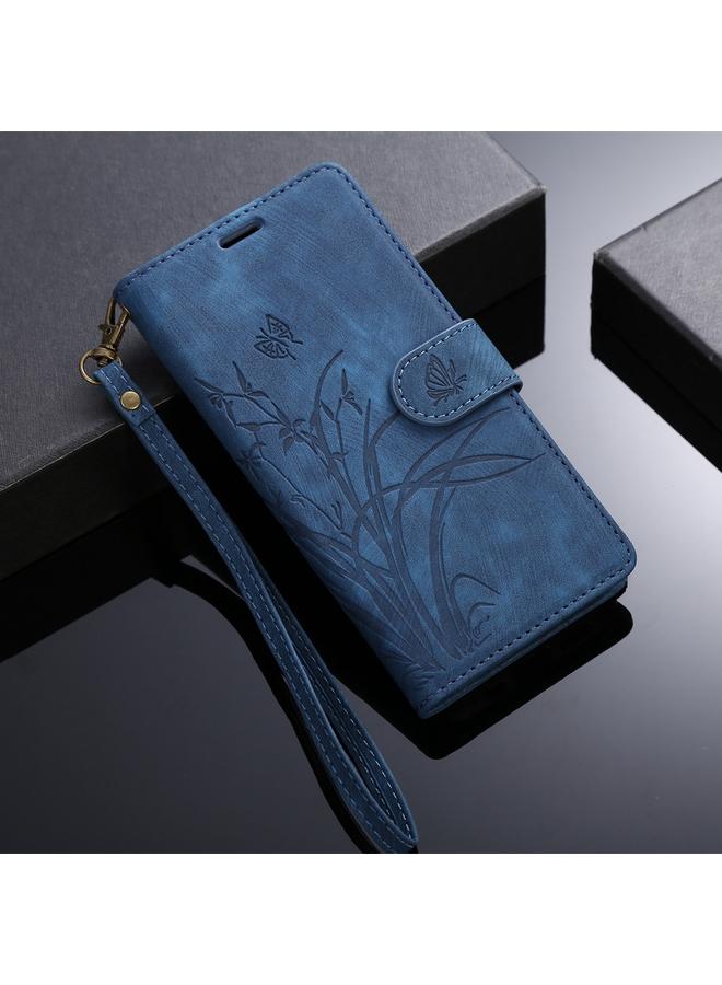 Green Tiger Case For Google Pixel 8 Orchid Butterfly Embossed Leather Phone Case - Image 2