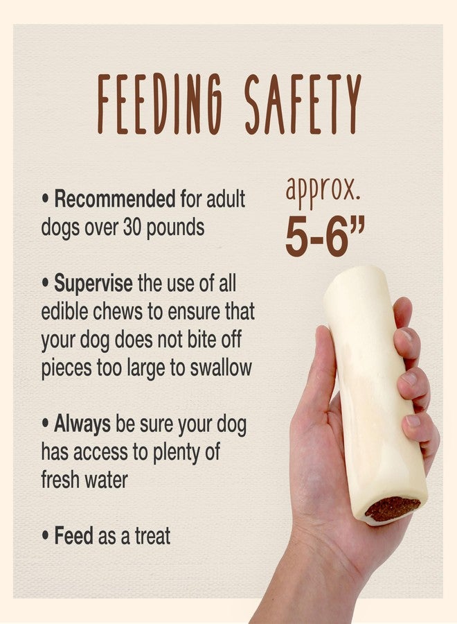Cadet Stuffed Shin Bone - Highly Digestible, High Protein, Long-Lasting Dog Chew Bone for Aggressive Chewers, Supports Dental Health, Cheese Flavor, Large (1 Count) - Image 4