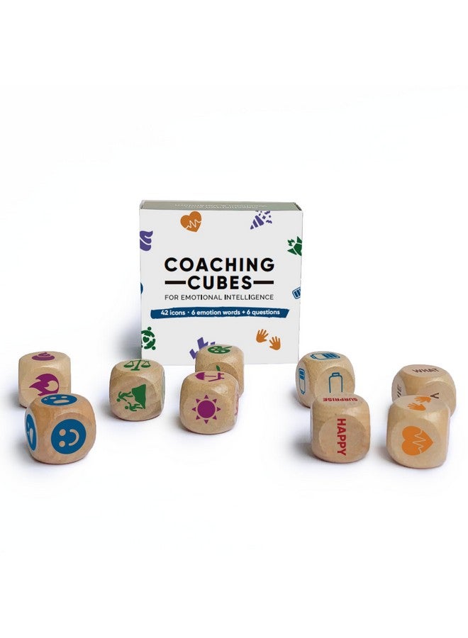 metaFox Coaching Cubes for Emotional Intelligence - 9 cubes with Coaching Questions for Emotion, Personal Development - Use as Therapy Tools, Story Cubes, Conversation Cubes, Therapy Games - Image 2