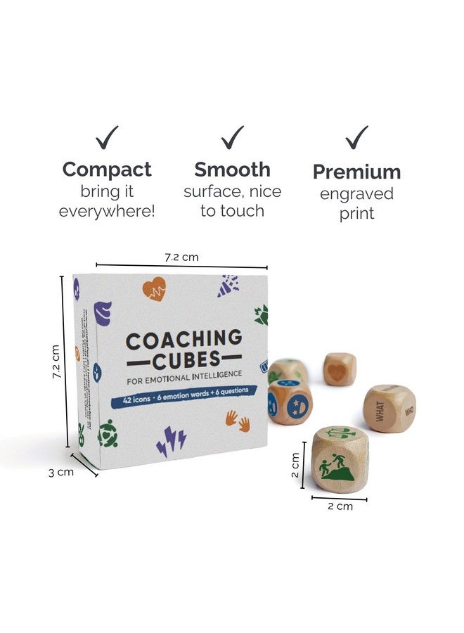 metaFox Coaching Cubes for Emotional Intelligence - 9 cubes with Coaching Questions for Emotion, Personal Development - Use as Therapy Tools, Story Cubes, Conversation Cubes, Therapy Games - Image 4