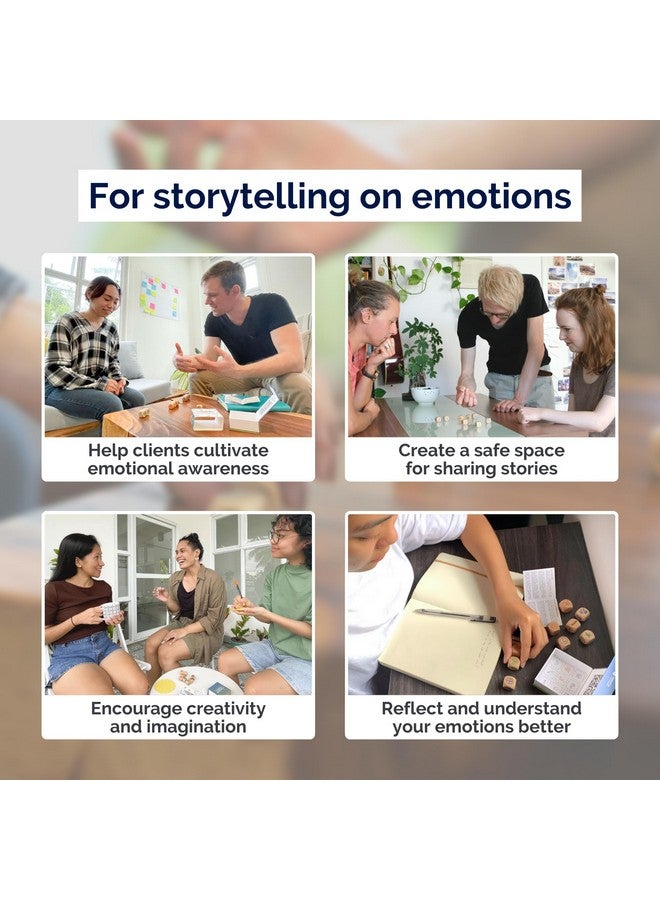 metaFox Coaching Cubes for Emotional Intelligence - 9 cubes with Coaching Questions for Emotion, Personal Development - Use as Therapy Tools, Story Cubes, Conversation Cubes, Therapy Games - Image 5