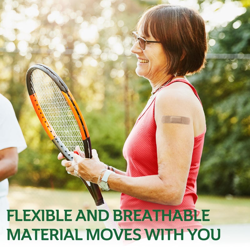 CURAD Truly Ouchless!Â® Silicone Bandages, .75" x 3", For Sensitive or Delicate Skin, Flexible Fabric, Protects Scrapes, Cuts & Burns, 20 Count - Image 5