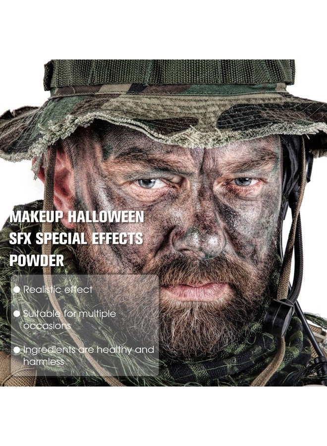 BOBISUKA Makeup Special Effects Dirt Powder For Halloween Makeup Theme Party Wedding Movies Stage Performances Cosplay(0.78 Oz)(Gray Stone) - Image 5