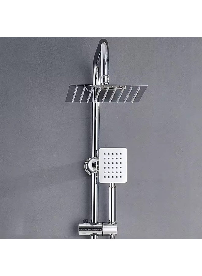 Bathroom Shower Fixture Set Rainfall Waterfall Shower Panel System Bathroom Faucets - Image 5