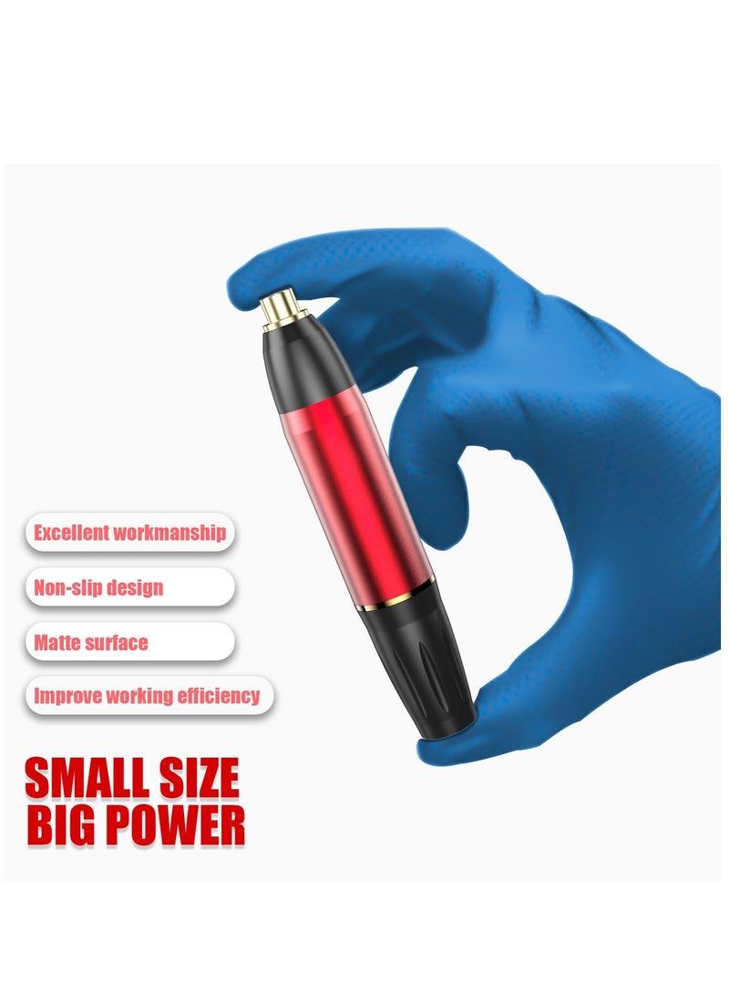 Tattoo Pen Set Professional Complete Tattoo Pen Set Rotating Tattoo Set for Beginners 20 Tattoo Cartridge Needles 8 Tattoo Inks