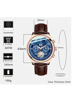 SENORS Men's Fashion Business Multifunctional Mechanical Watch  - Image 3
