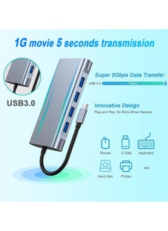 Generic "11-in-1 USB C Hub | 4K HDMI, VGA, PD, USB 3.0, Ethernet, SD/TF Card Reader | Compatible with MacBook Pro/Air"  - Image 2