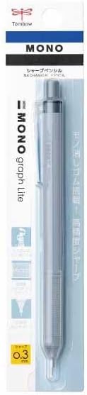 Tombow Tombow Mono Graph Lite Mechanical Pencil  03mm  Grayish Blue DPA121C - Image 1