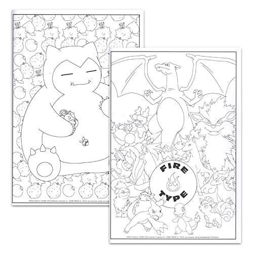Bendon Pokemon Coloring Book for Kids, Teens - Bundle with Pokemon Advanced Coloring Book Plus Pokemon Cards for Boys | Pokemon Coloring Set - Image 2