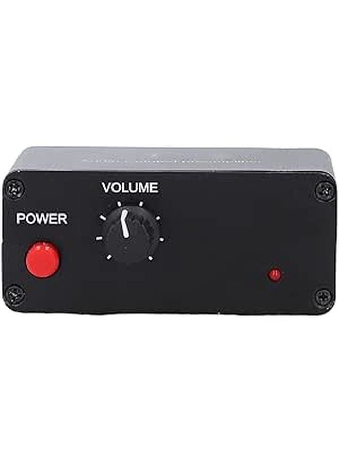 Dual Channel Isolation Amplifier 20dB Gain 3.5mm Audio Preamplifier for Common Ground - Image 1