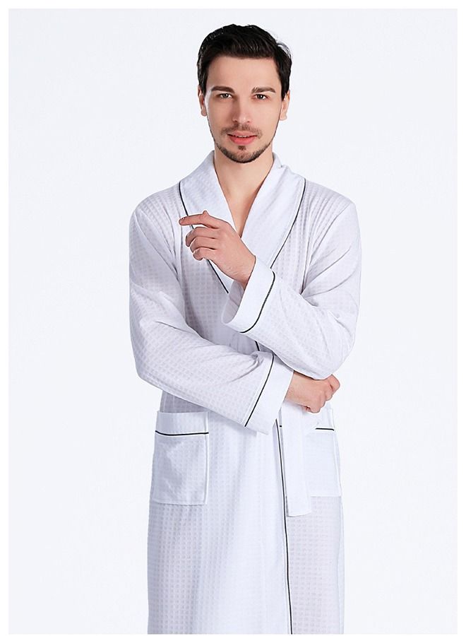 Robe Lightweight Kimono Robes Short Knit Bathrobe Soft Sleepwear Casual Ladies Loungewear - Image 3