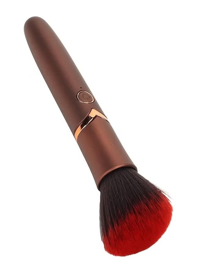 Electric Vibrating Makeup Brush – USB Rechargeable Foundation Brush with Soft Bristles for Flawless Application - Image 2