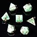 YEMEKO Sharp Edge DND Dice Set Handmade 7 Accessories Dice for Dungeons and Dragons TTRPG Games MultiSided RPG Polyhedral Resin Sharp Edge Dice Roleplaying Games Gradient Green - Image 4
