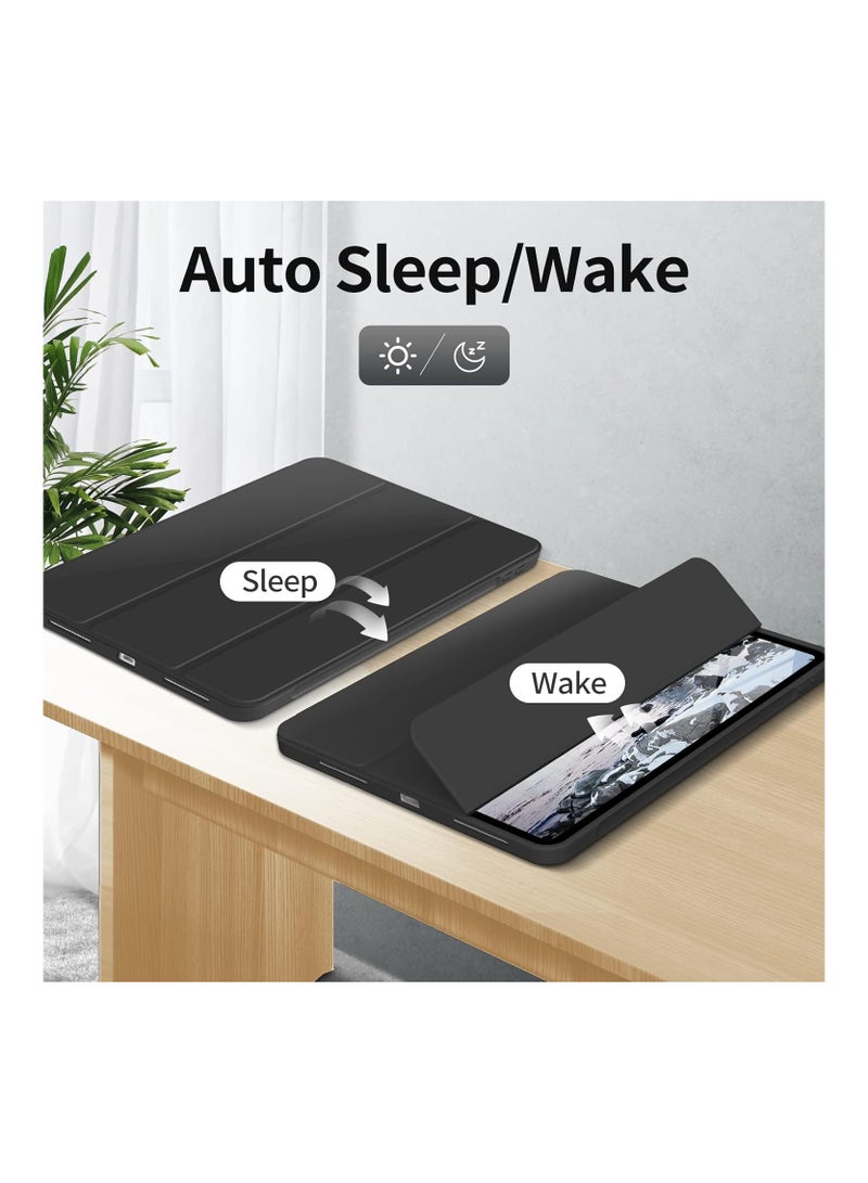 Techie Apple Smart Folio Flip Full Cover Tablet Case with Pencil Holder and Auto Wake/Sleep function for Apple iPad Pro 11 2022,2021,2020 11 Inch – Black - Image 5