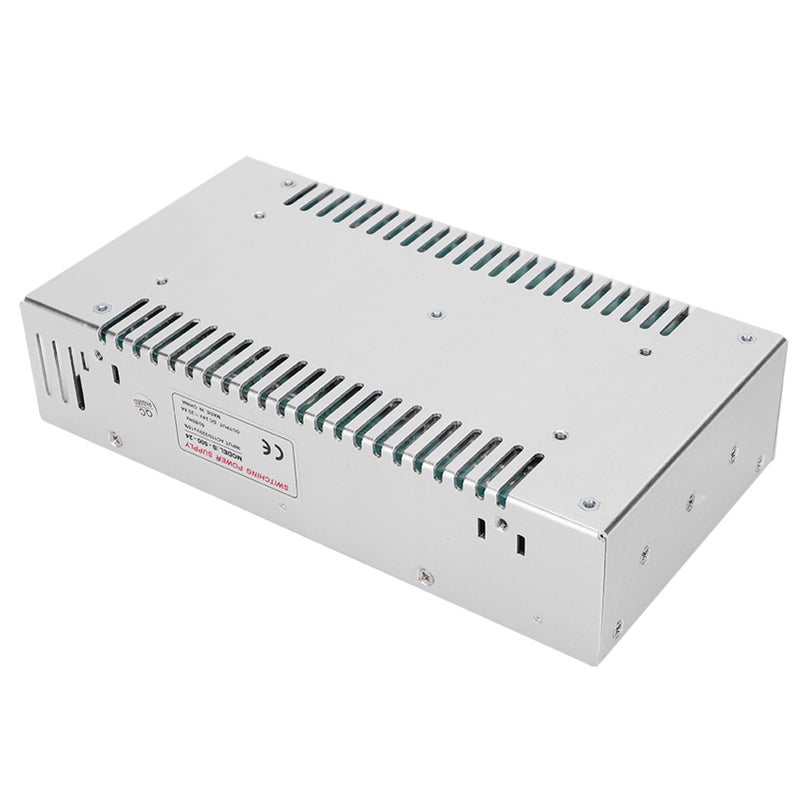 Switch Power Supply Driver Adapter Aluminum Alloy DC24V LED Screen Strip Light 3D Printer(S-500-24（24v 20.8a 500W）AC110/220V±15% ) - Image 3