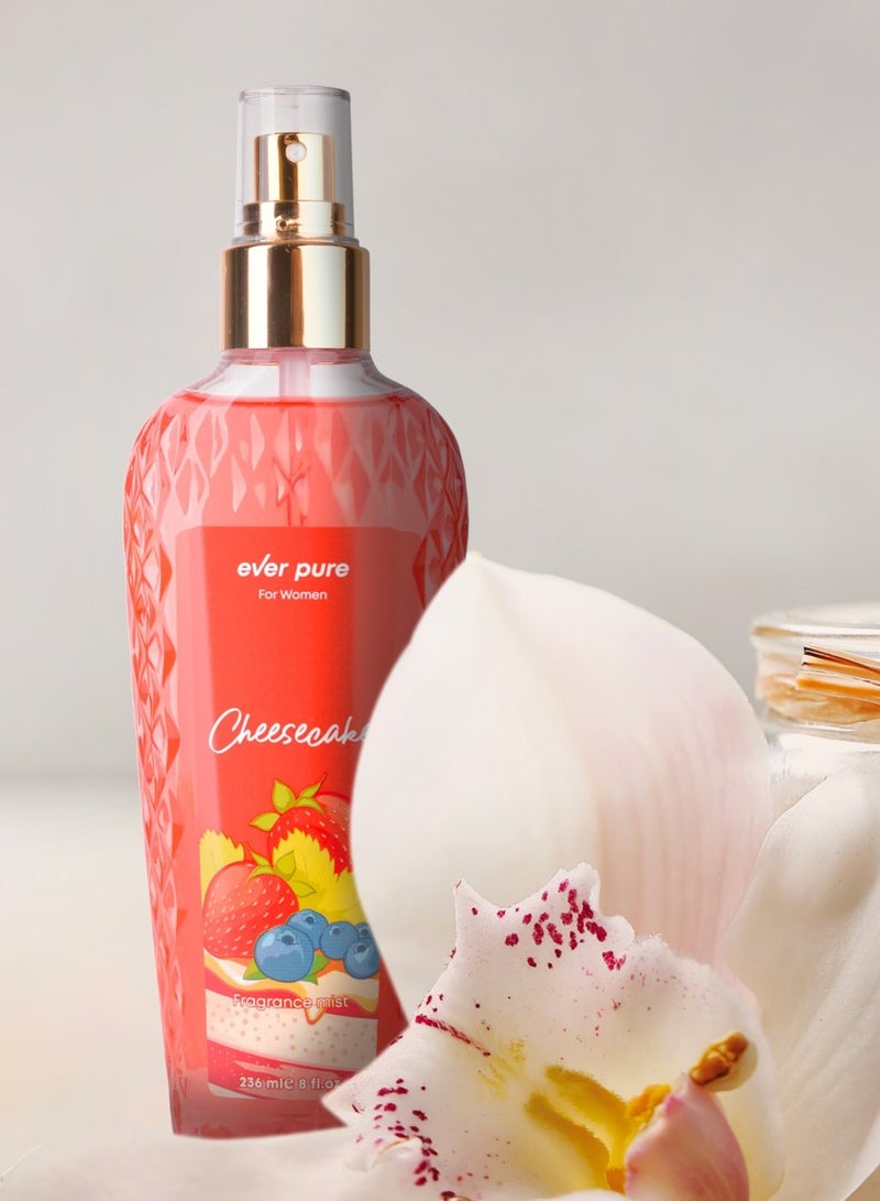 Ever Pure Fragrance Mist Cheese cake for Women -236ml - Image 2