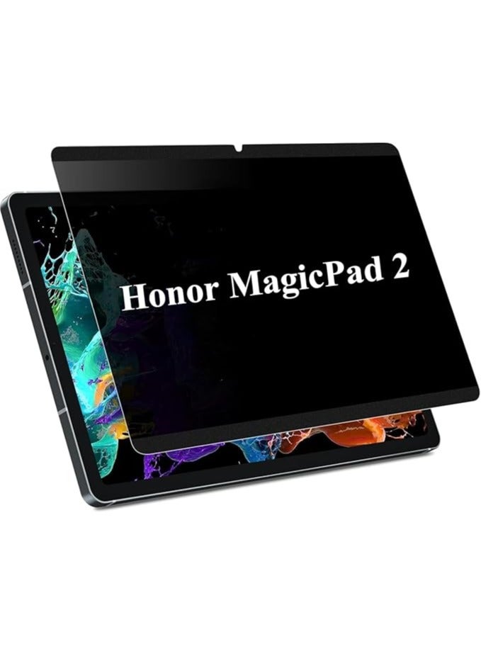Privacy Screen Protector Compatible with Honor MagicPad 2 2024 (12.3 inch) Screen Protector,Anti-Spy,Bubble Free Frosted Soft Film For Magic Pad 2 12.3 - Image 1
