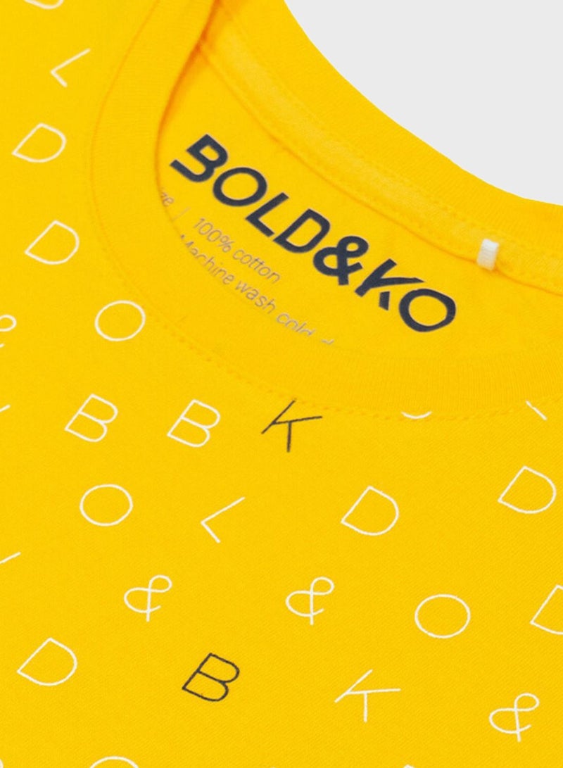 بولد اند كو تيشيرت أطفال بتوقيع - Image 3