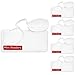 DBEFTLI Armless Thin Reading Glasses Clip on Nose Readers Mini Slim Lightweight for Men Women 5 Pack 150 - Image 1