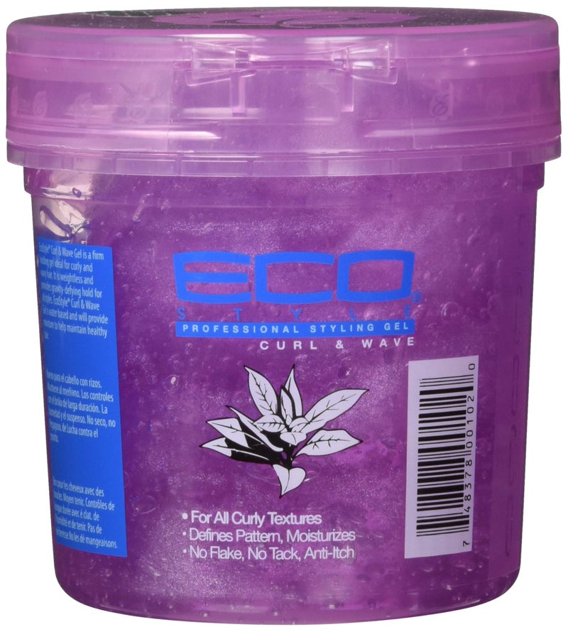 Eco Style Ecoco Hair Gel - Curl And Wave - Anti-Itch, Alcohol-Free Formula - Perfect Hold For Angled Or Tapered Sides - Ideal For Wavy Hair - No Flakes - Not Animal Tested - Moisturizes - 16 Oz - Image 3